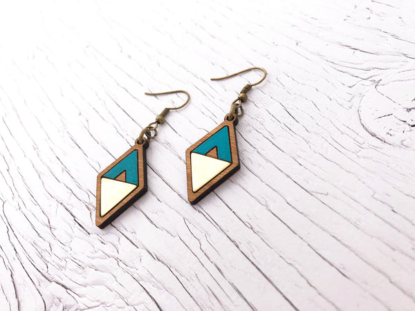 Painted Diamond Fusion Earrings