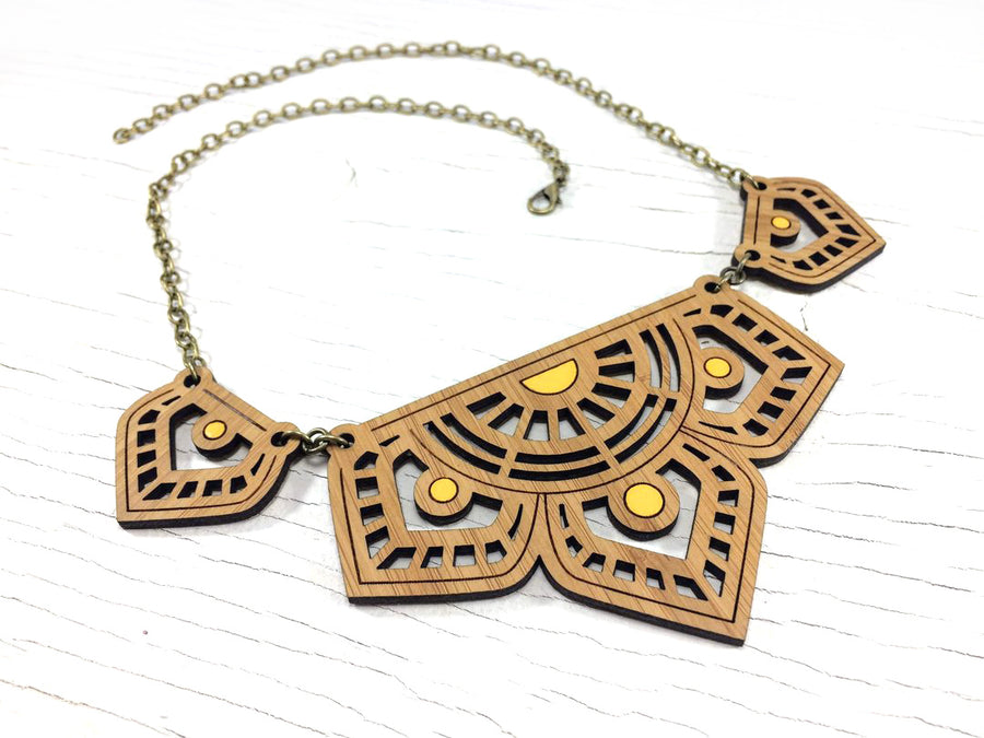 Wood Lasercut Necklaces by alexredford on DeviantArt