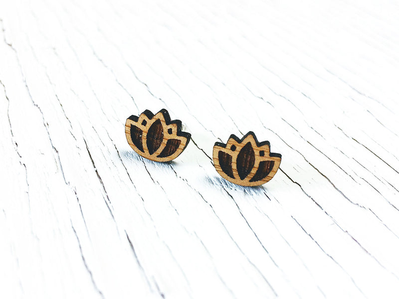 Lotus Dangle Earrings