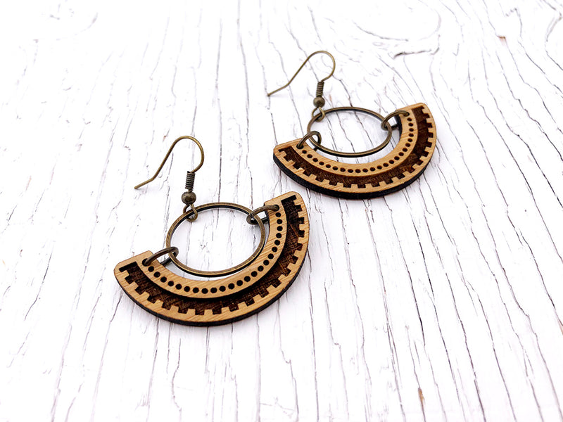 Southwest Circle Diffuser Earrings