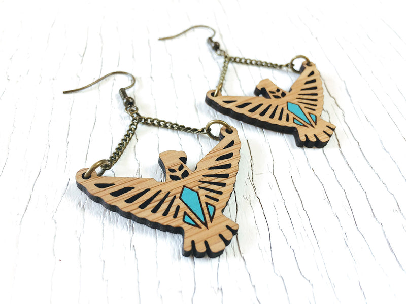Thunderbird Dangle Earrings
