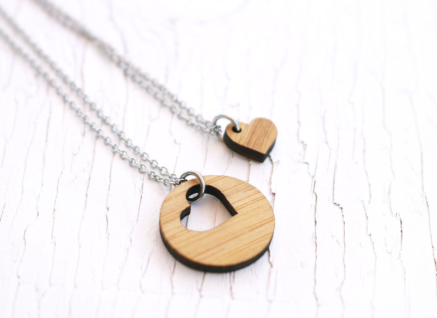 Buy Wooden Heart Pendant, Carved Solid Wood Medallion, American Dark  Walnut, Hand Carved Wooden Jewelry, Walnut Necklace, Gift for Her Online in  India - Etsy