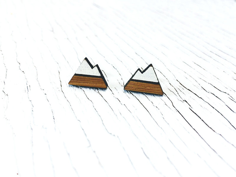 Mountain Stud Earrings