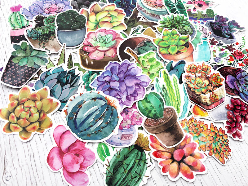 Illustrated Plant Sticker